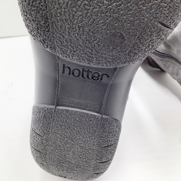 {Hotter}Mystery Suede & Leather Boots - Picture 14 of 15